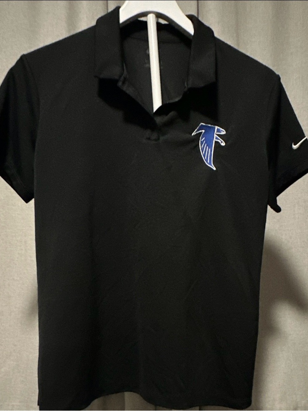 Nike Atlanta Falcons NFL Black Short Sleeve Polo
